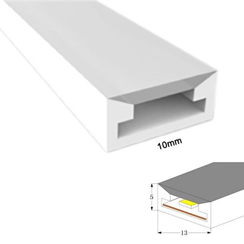 Flat Anti Glare LED Light Silicone Tube Flexible 120° Top Emitting 05*13mm Flat Anti Glare LED Light Silicone Tube Flexible 120° Top Emitting 05*13mm